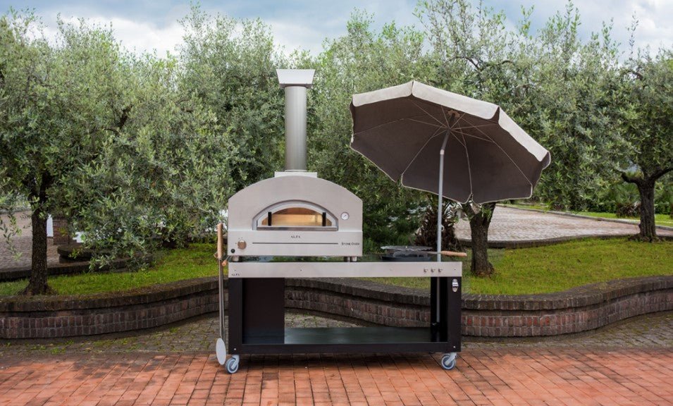 Alfa FXSTONE-L Stone Large Countertop Gas Pizza Oven Top - Pacific Flyway Supplies