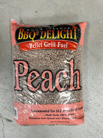 BBQr's Delight Wood Pellet Peach - Pacific Flyway Supplies
