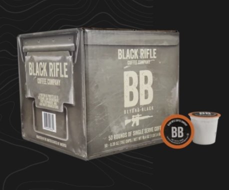 Black Rifle Coffee Beyond Black Coffee ROunds (50 Count) - Pacific Flyway Supplies