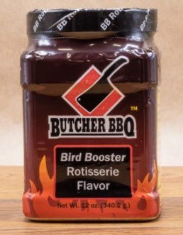 Butcher BBQ - Bird Booster Rotissarie Chicken 12oz - Pacific Flyway Supplies