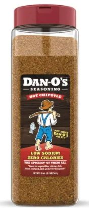 Dan-O's Seasoning Large 2 Bottle Combo | Spicy & Chipotle | 2 Pack (20 oz)