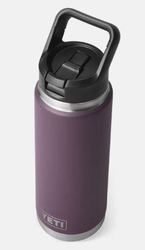 Yeti Rambler 18 oz Bottle with Straw Cap - Peak Purple