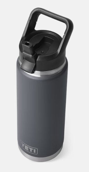 Yeti Rambler 26 oz Bottle with Straw Cap - Charcoal – Pacific