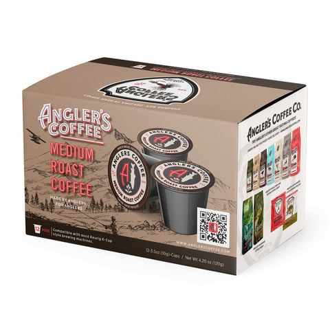 Angler's Coffee - Angler's Coffee Single Serve Coffee Pods: Dark Roast - Pacific Flyway Supplies