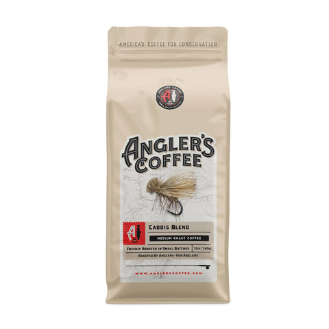 Angler's Coffee - Caddis Blend - Single Unit: 12oz / Drip Grind - Pacific Flyway Supplies