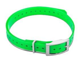 3/4-inch Collar Straps - Square Buckle Green - Pacific Flyway Supplies