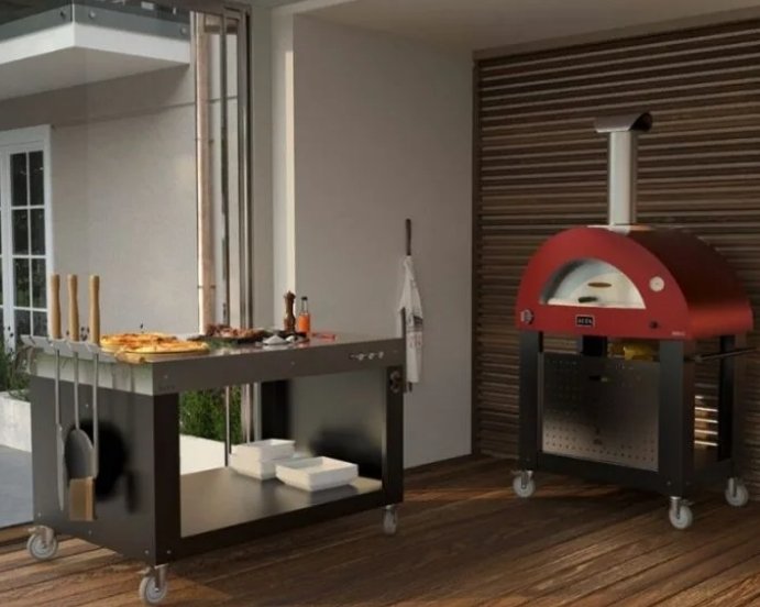 Alfa Brio Gas Pizza Oven, Red - Pacific Flyway Supplies