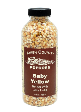 Amish Country Popcorn - 14oz bottle of Baby Yellow Popcorn - Pacific Flyway Supplies