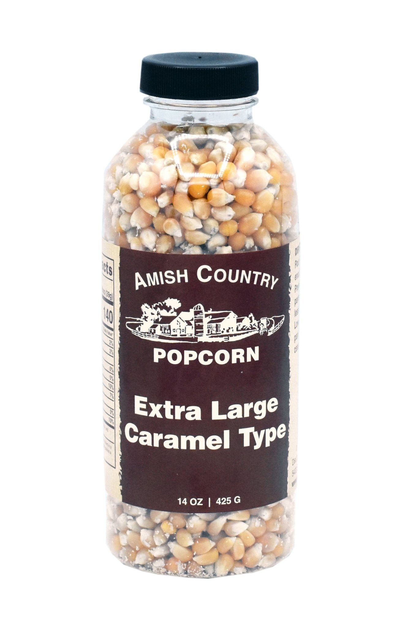 Amish Country Popcorn - 14oz Bottle of Extra Large Caramel Popcorn - Pacific Flyway Supplies