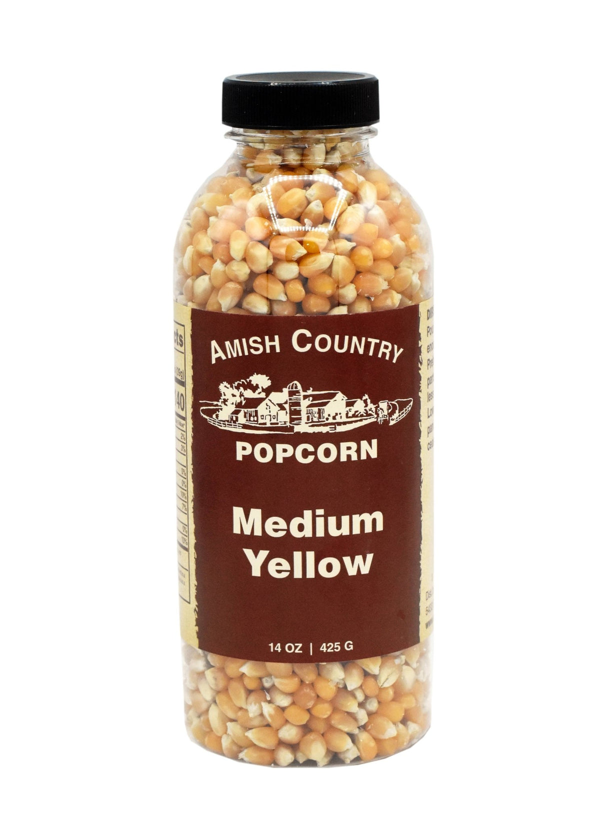 Amish Country Popcorn - 14oz Bottle of Medium Yellow Popcorn - Pacific Flyway Supplies