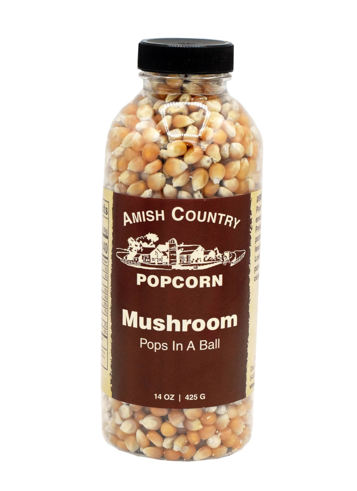 Amish Country Popcorn - 14oz Bottle of Mushroom Popcorn - Pacific Flyway Supplies