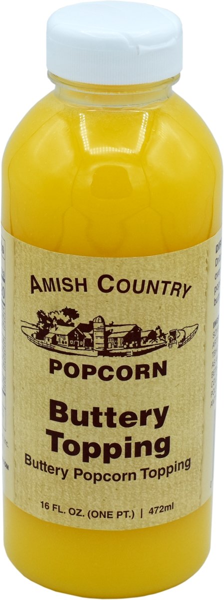 Amish Country Popcorn - 16oz Bottle of Buttery Topping - Pacific Flyway Supplies