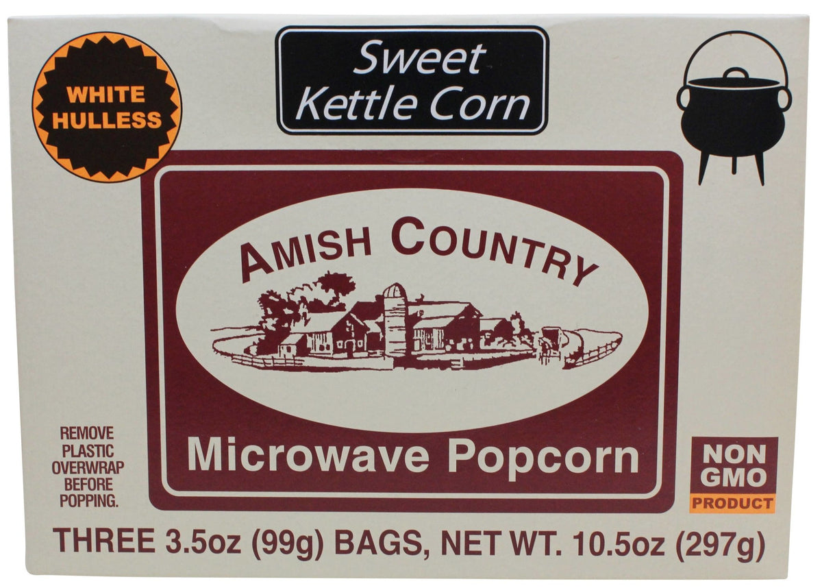 Amish Country Popcorn - Microwave Kettle Popcorn - Pacific Flyway Supplies