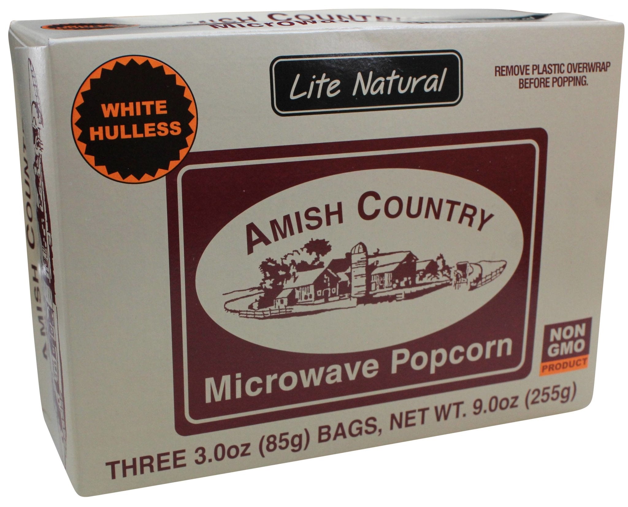 Amish Country Popcorn Microwave Lite Popcorn - Pacific Flyway Supplies