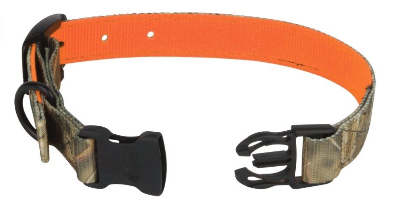 Avery Sporting Dog Reversible Collar - Camo to Blaze Orange - Small - Pacific Flyway Supplies