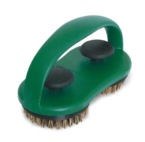 Big Green Egg SpeediClean™ Palmyra Bristle Dual Brush Grid and Pizza Stone Scrubber - Pacific Flyway Supplies