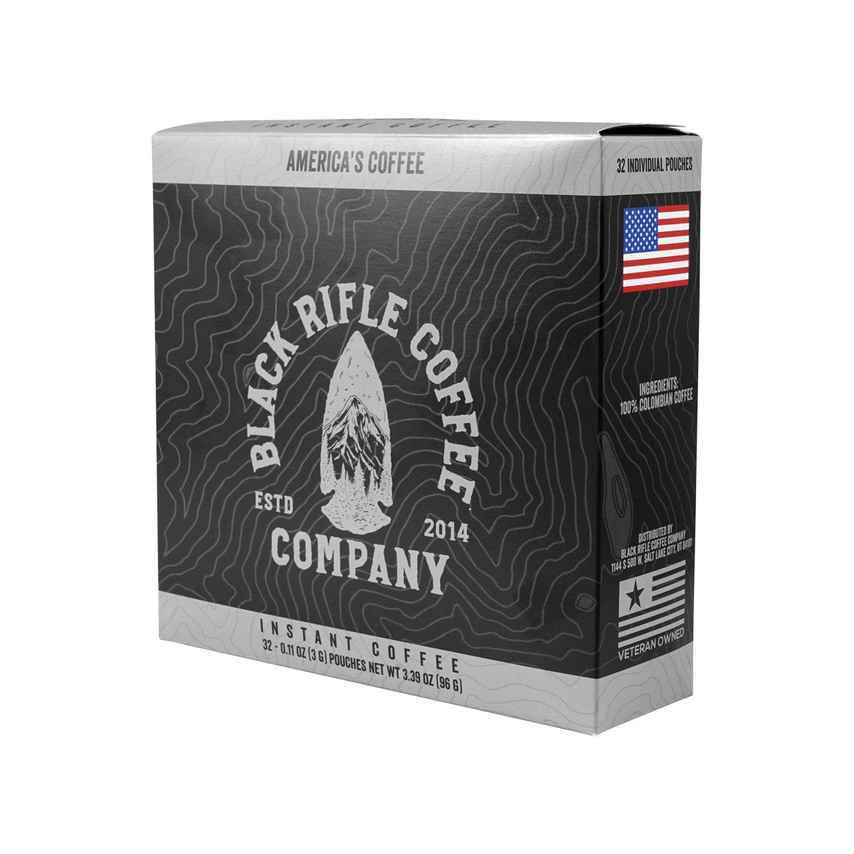 Black Rifle Coffee BRCC Instant Coffee (32 Count) - Pacific Flyway Supplies