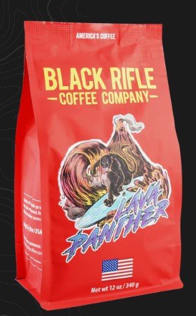 Black Rifle Coffee Company-Lava Panther Roast (Ground) - Pacific Flyway Supplies