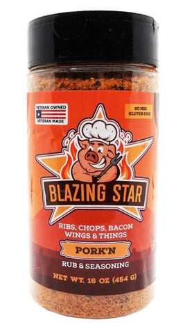 Blazing Star Pork'n Rub and Seasoning - Pacific Flyway Supplies