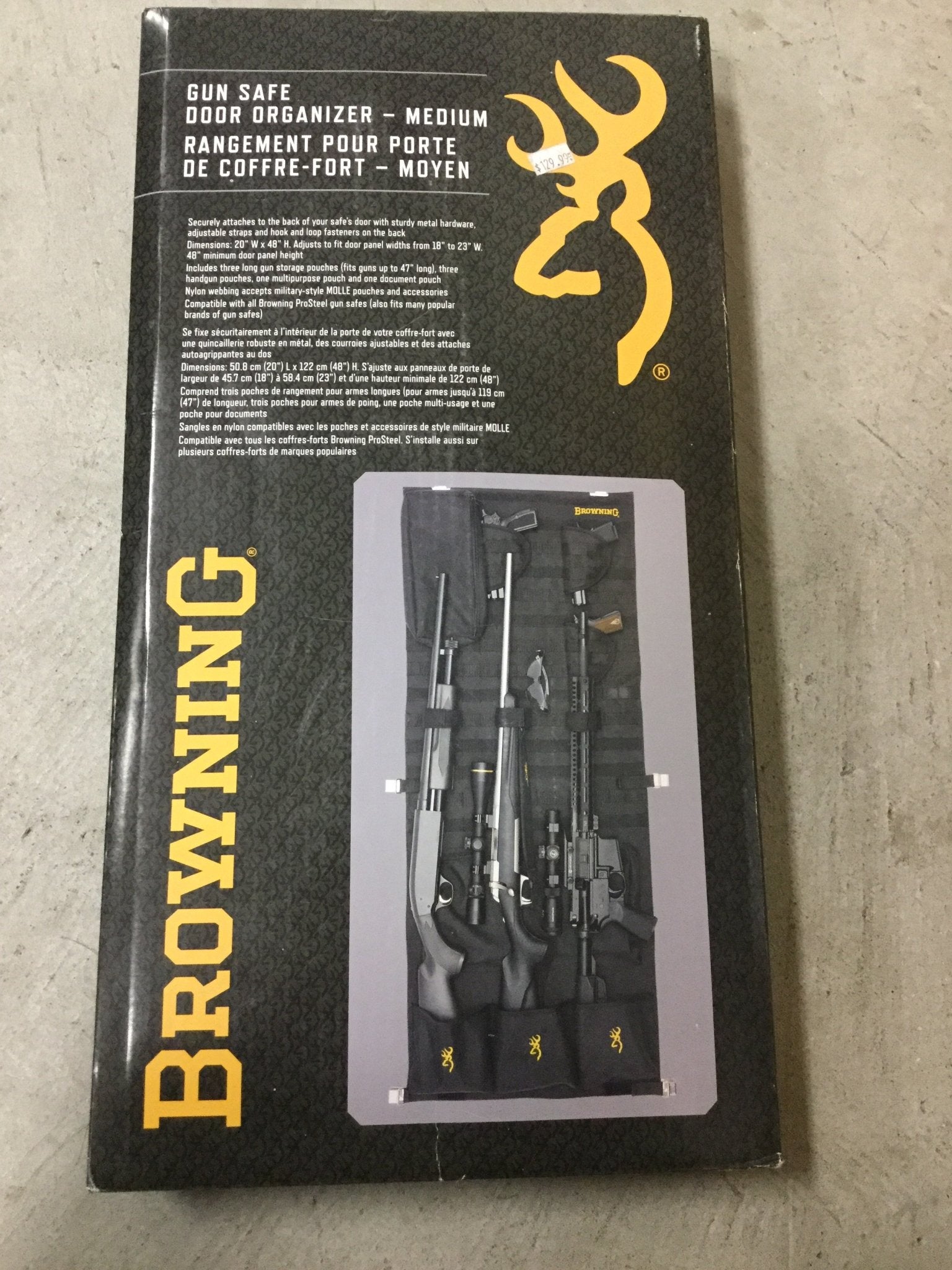 Browning Gun Safe Door Organizer Medium - Pacific Flyway Supplies