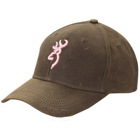Browning Lady Dura Wax Brown/Pink Hat - Pacific Flyway Supplies
