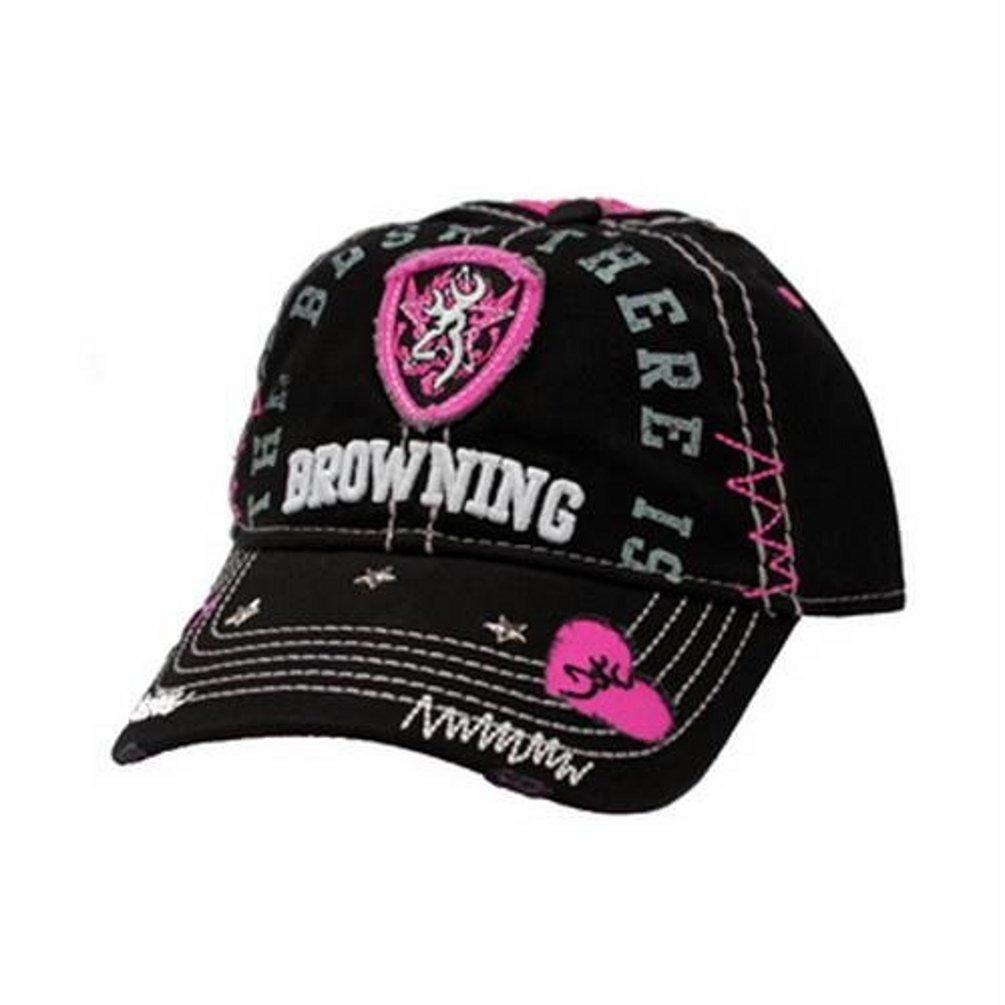 Browning Sweetheart Pink/Black Mesh Back Hat - Pacific Flyway Supplies