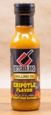 Butcher BBQ - Chipotle Flavor Grilling Oil 12oz - Pacific Flyway Supplies