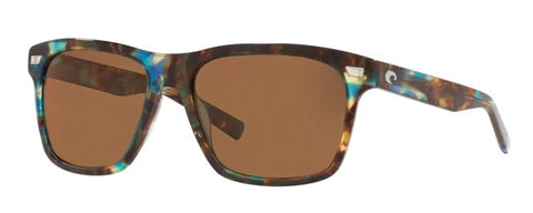 Costa Aransas Sunglasses - Shiny Ocean Tortoise w/ Copper Lens - Pacific Flyway Supplies