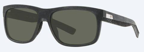 Costa Baffin Sunglasses - Net Gray With Gray Rubber w/ Gray Lens - Pacific Flyway Supplies