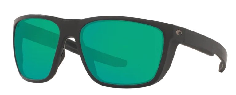 Costa Ferg Sunglasses - Matte Black w/ Green Mirror Lens - Pacific Flyway Supplies