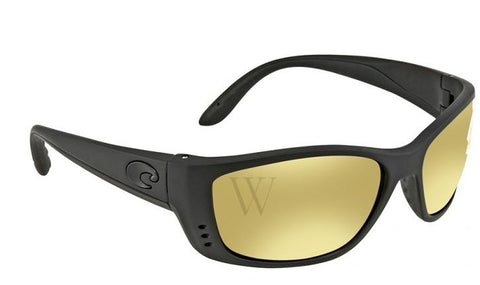 Costa Fisch Sunglasses - Blackout w/ Sunrise Lens - Pacific Flyway Supplies