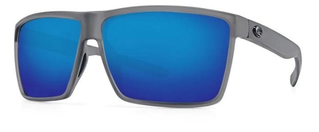 Costa Rincon Sunglasses Matte Smoke Crystal w/ Blue Mirror Lens - Pacific Flyway Supplies