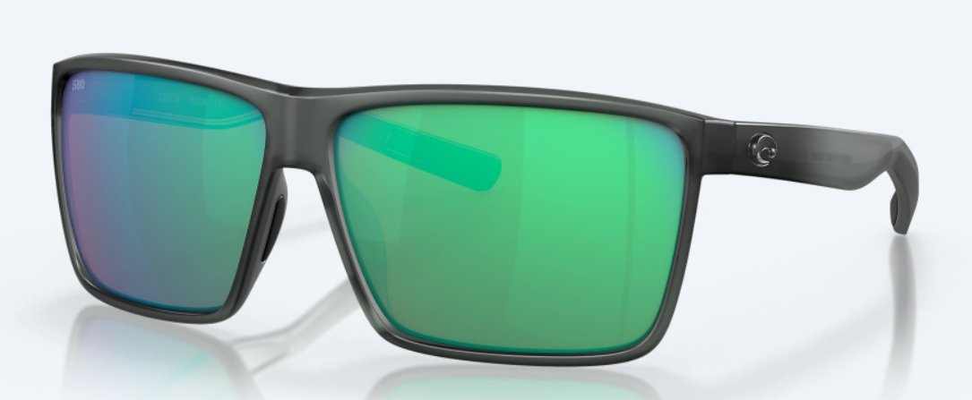 Costa Rincon Sunglasses Matte Smoke Crystal w/ Green Mirror Lens - Pacific Flyway Supplies
