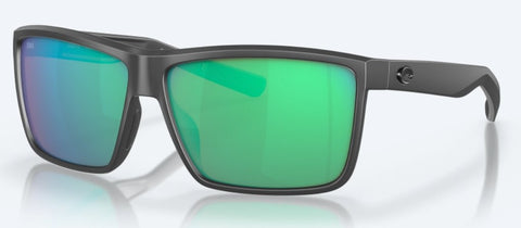 Costa Rinconcito Sunglasses - Matte Gray w/ Green Mirror Lens - Pacific Flyway Supplies