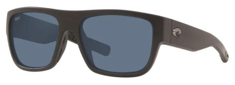 Costa Sampan Sunglasses - Matte Black w/ Gray 580P Lens - Pacific Flyway Supplies