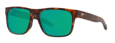 Costa Spearo Sunglasses - Matte Tortoise w/ Green Lens - Pacific Flyway Supplies