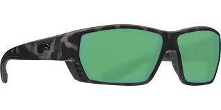 Costa Tuna Alley - Sunglasses Ocearch Mat Tiger w/ Green Mirror Lens - Pacific Flyway Supplies