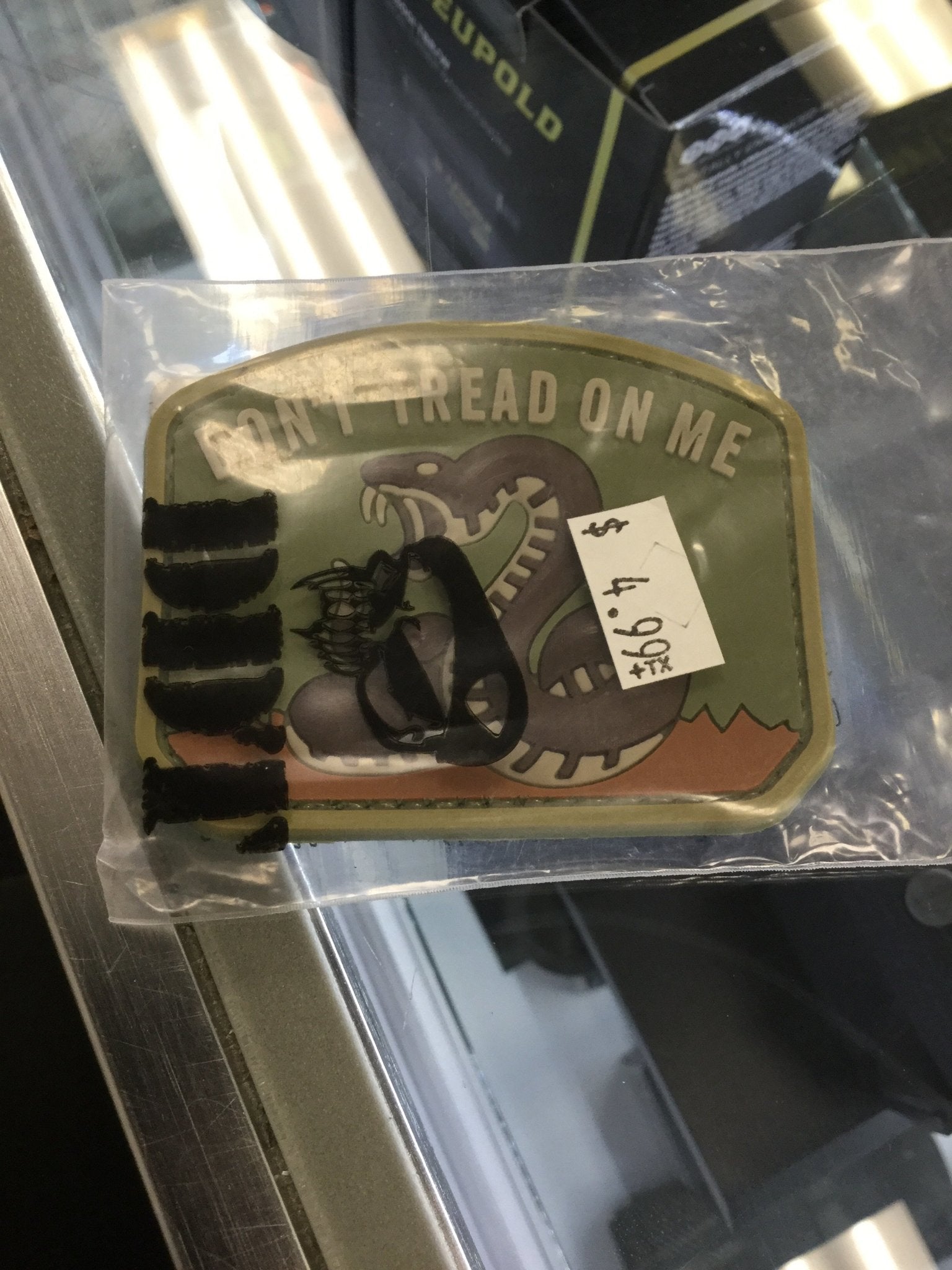 DD'T 'don't tread on me' velcro patch - Pacific Flyway Supplies