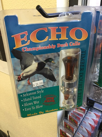 Echo Championship Duck Calls Timber Double reed - Pacific Flyway Supplies
