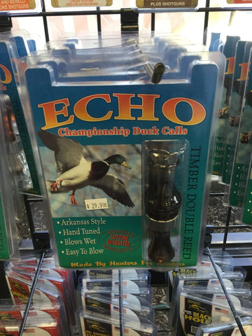 Echo Championship Duck Calls Timber Double Reed - Pacific Flyway Supplies