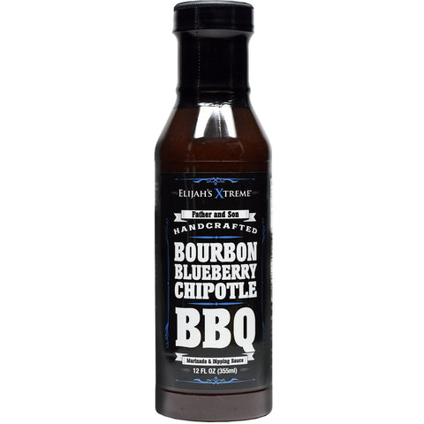 Elijah's Xtreme Gourmet Sauces Bourbon Blueberry Chipotle BBQ Sauce - Pacific Flyway Supplies