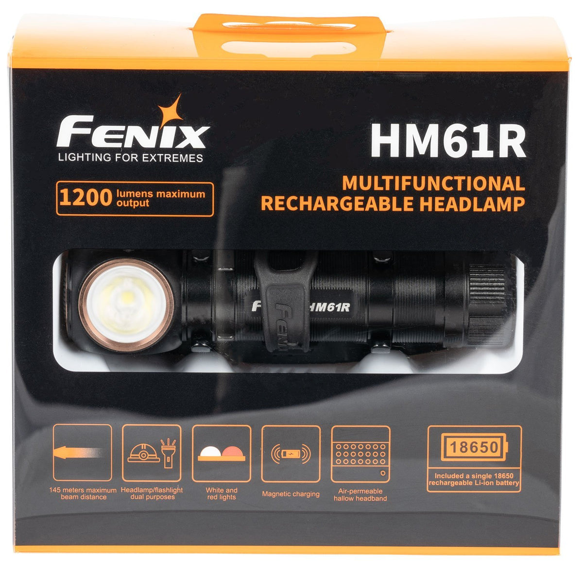 Fenix HM16R Dual Function 5-1200 Lumens Red/White LED Bulb Black - Pacific Flyway Supplies