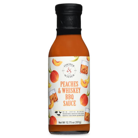 Fischer & Wieser - Peaches & Whiskey BBQ Sauce - Pacific Flyway Supplies