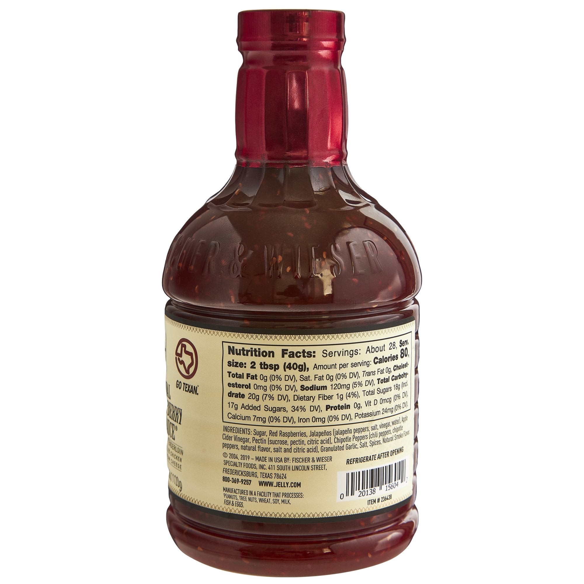 Fischer & Wieser - The Original Roasted Raspberry Chipotle Sauce 40 oz. - Pacific Flyway Supplies