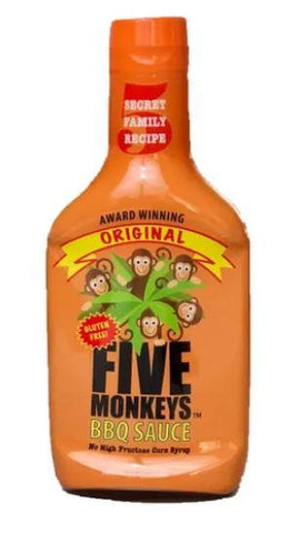 Five Monkeys BBQ Sauce - Original - Pacific Flyway Supplies