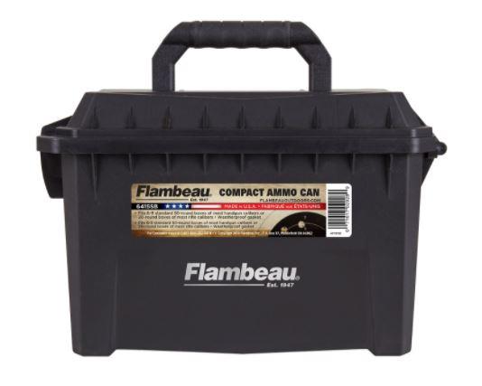 Flambeau 6415SB Compact Ammo Can 223 Rem,5.56x45mm NATO 20-rd Boxes Black - Pacific Flyway Supplies