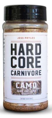 Hardcore Carnivore Camo Shaker Jar - Pacific Flyway Supplies