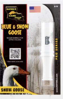 Haydels B14 Blue & Snow Goose Goose Call White Plastic - Pacific Flyway Supplies