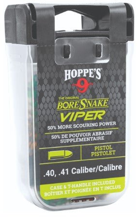 Hoppes BoreSnake Viper Den 40/41 Cal Pistol Bronze Brush - Pacific Flyway Supplies