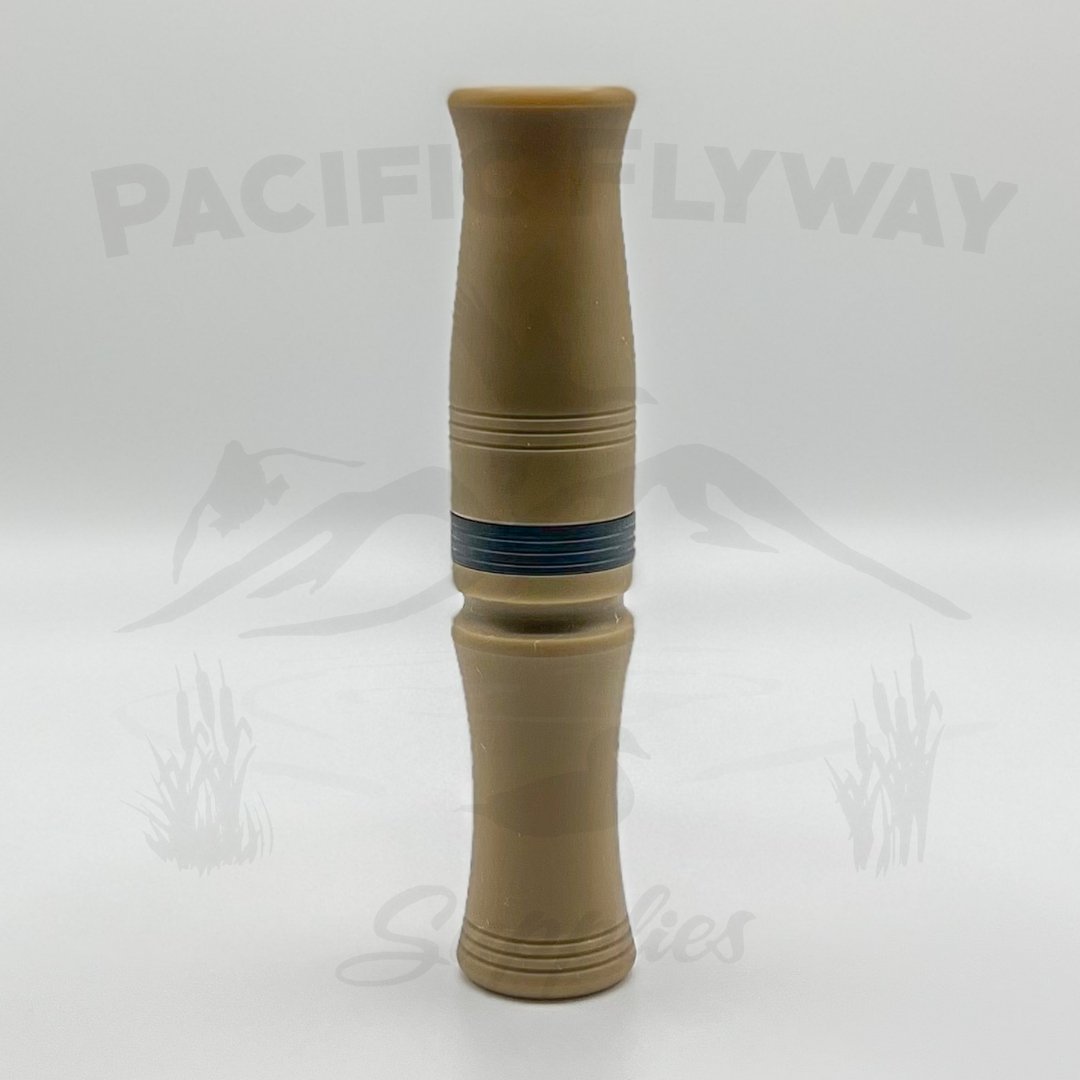 J. J. Lares Specklebelly Goose Call - Matte Tan Matte Black Band - Pacific Flyway Supplies